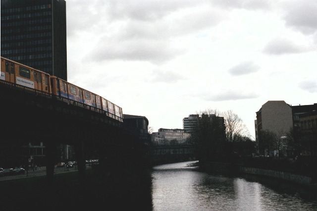 S-Bahn near Tech Museum Berlin