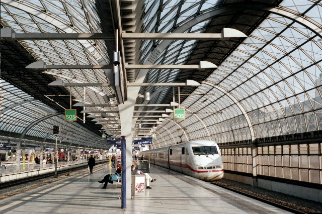 ICE train in Spandau Station