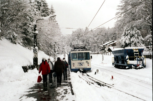 Rack railway to Zugspitz