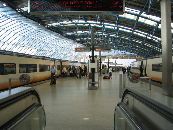 Waterloo Brussels and Paris trains