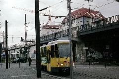 Berlin S-Bahn near Hackscher Markt